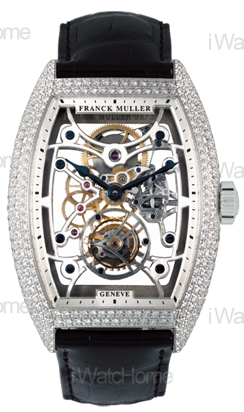 FRANCK MULLER Cintree Curvex Skeletons 鏤空陀飛輪鑽錶